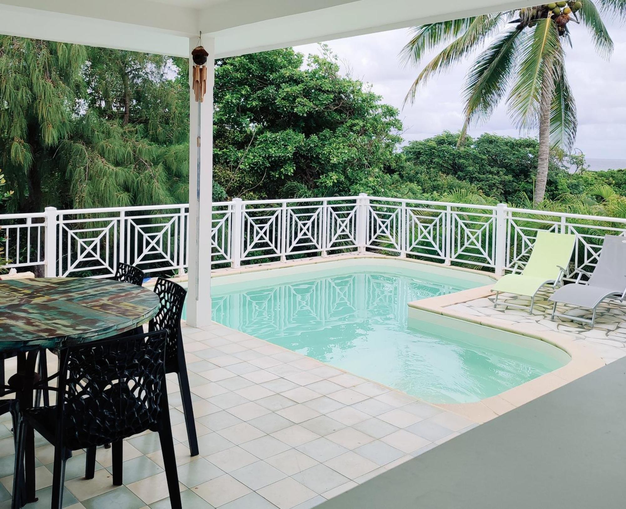 Villa Muscade Guadeloupe, Piscine, Vue Mer Et Acces Plage Saint-Francois  Exterior foto