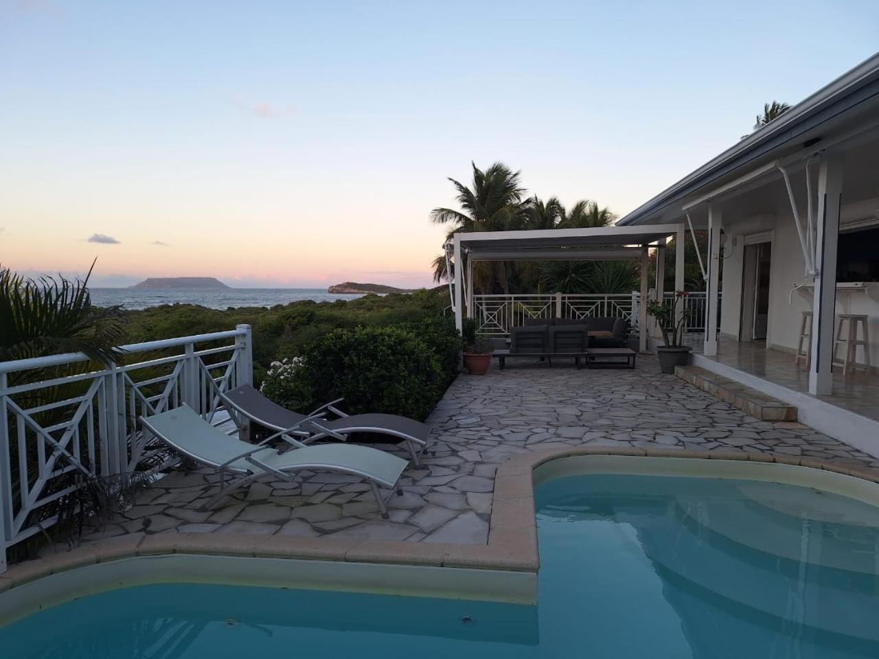 Villa Muscade Guadeloupe, Piscine, Vue Mer Et Acces Plage Saint-Francois  Exterior foto